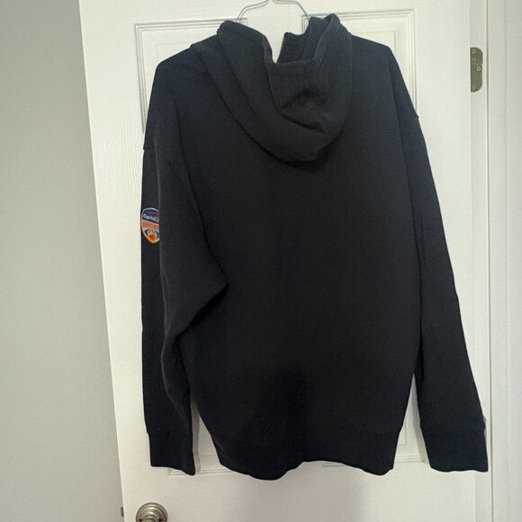 Jordan UNC Football Zip Up Hoodie Mens 3XL Black Team Issued Orange Bowl Jacket - Picture 2 of 6